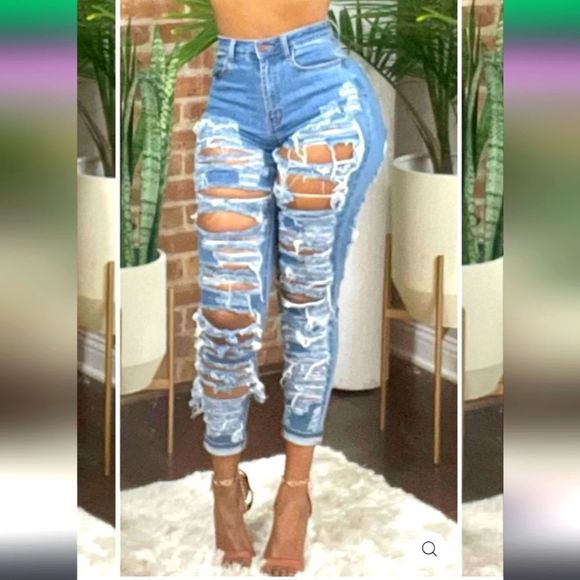 Denim - New Sexy Ultra-Ripped Denim Jeans